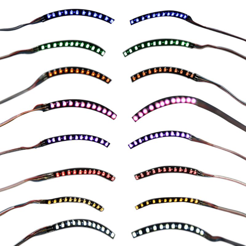 Eyelash Extension Led - Unisex LED Light Up Waterproof False