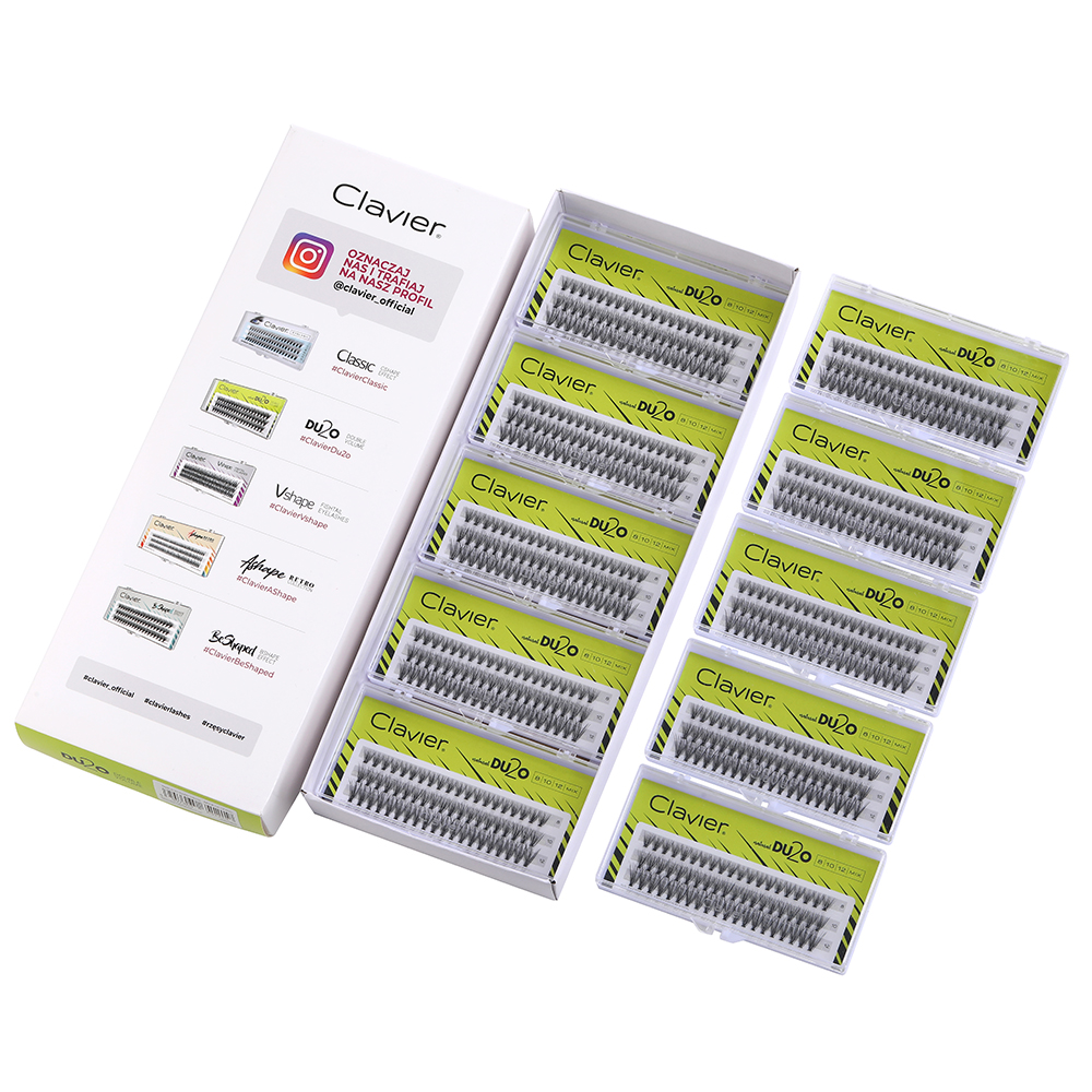 Eyelash Extension Yy - Clavier DU2O 10 Boxes Per Set
