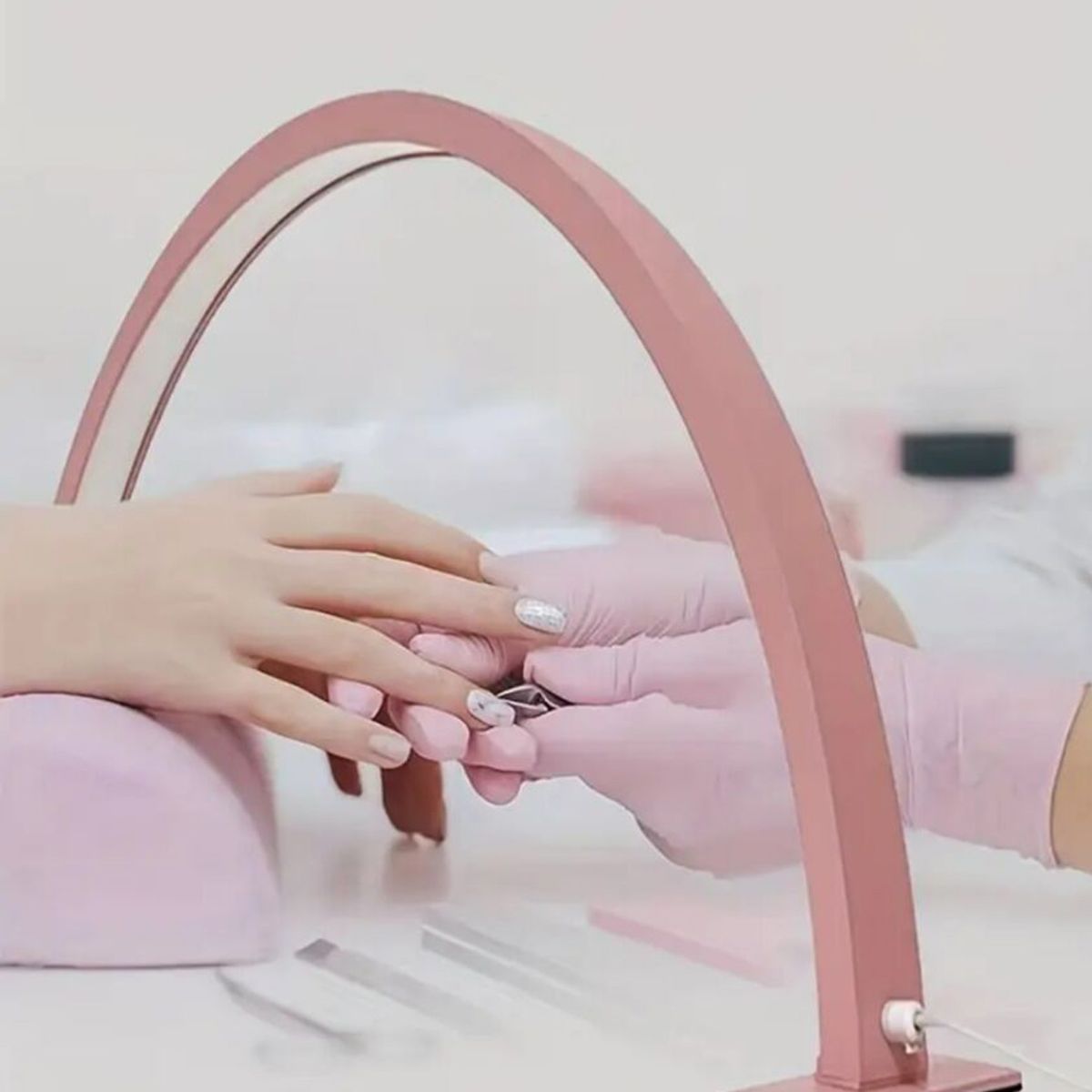 Eyelash Extension Led - Desktop Half Moon Nail Light, LED