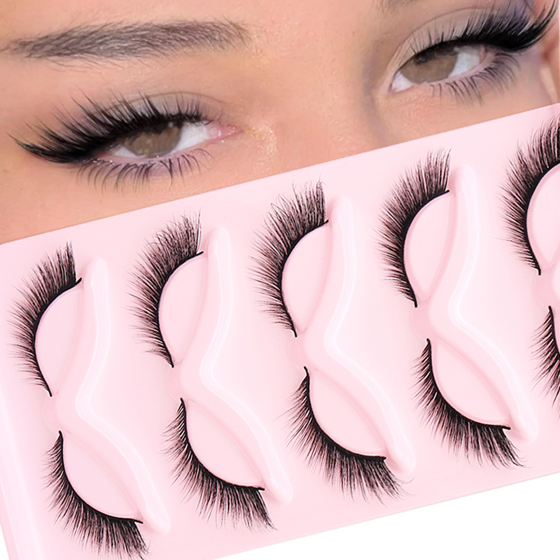 5 Pairs Fluffy False Eyealshes – Eyelash Extension Cat Eye Bewertung und Preis