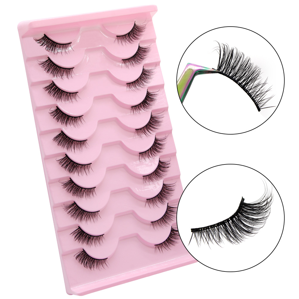 Moonlily 10 Pairs Half Eyelash – Eyelash Extension Cat Eye Bewertung und Preis