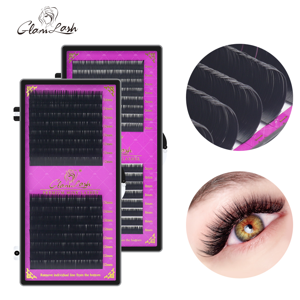 GLAMLASH 16Rows Premium Sable  – Eyelash Extension Single Lash Bewertung und Preis