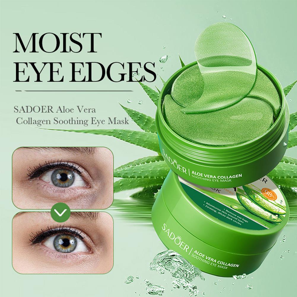 60pcs Aloe Vera Collagen Under – Eye Pad Collagen Bewertung und Preis