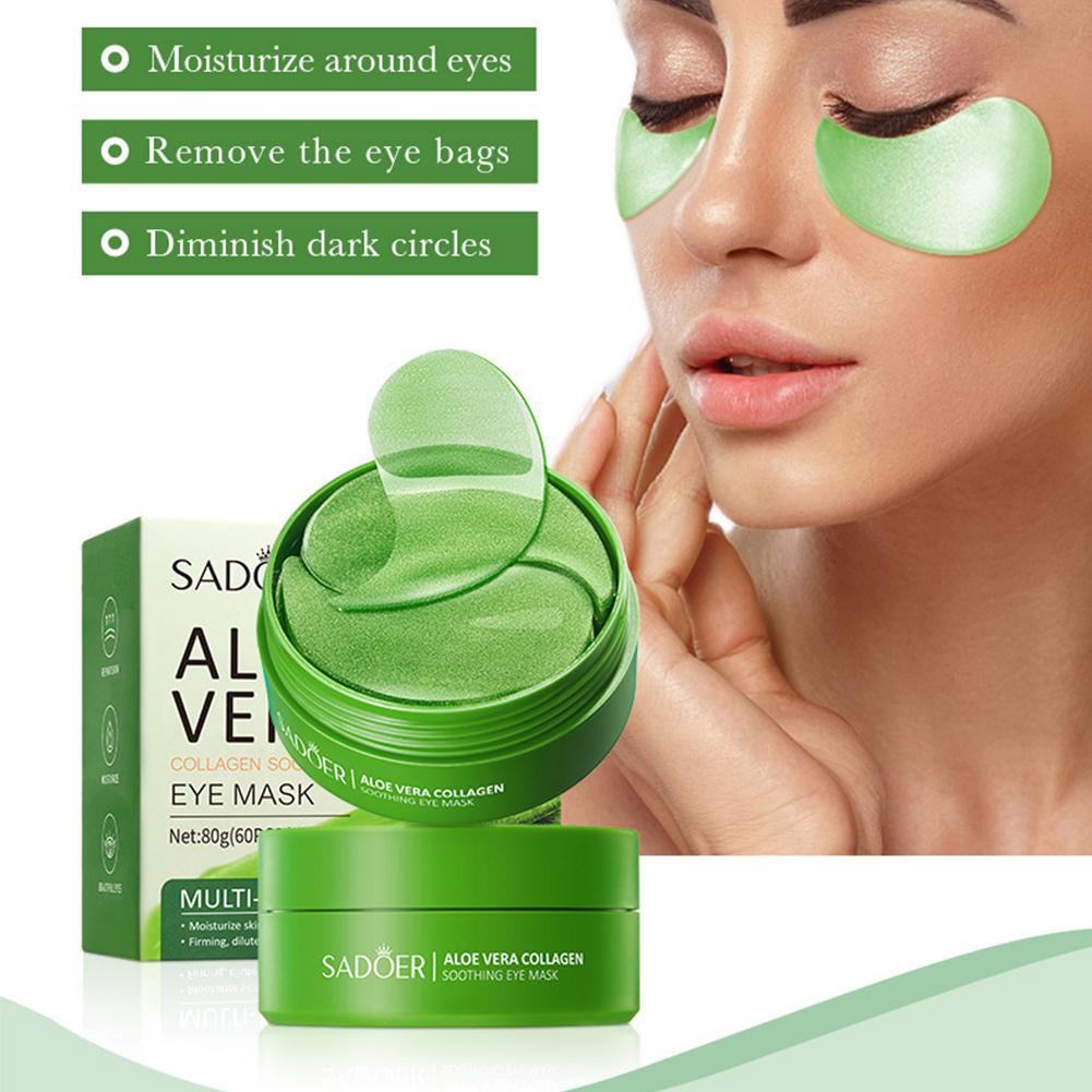 60pcs Aloe Vera Collagen Under – Eye Pad Collagen Bewertung und Preis
