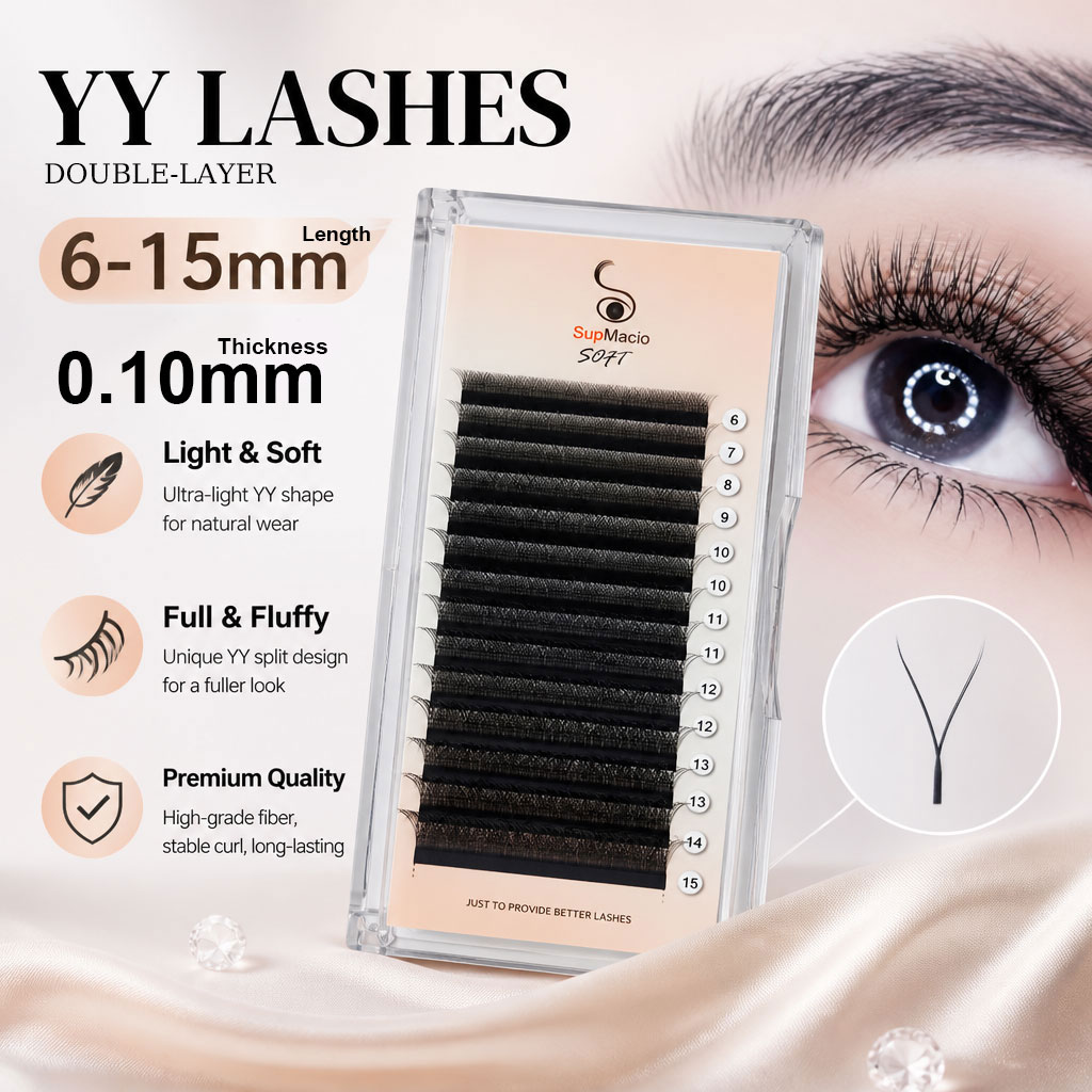 Supmacio 0.10 mm YY Lash Y Sha – Eyelash Extension Yy Bewertung und Preis