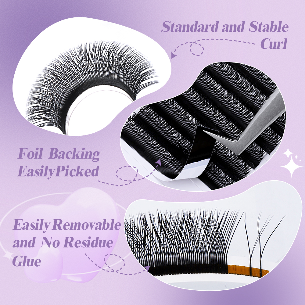 Wendy Lashes W Shape Bloom 3D/ – Eyelash Extension Yy Bewertung und Preis