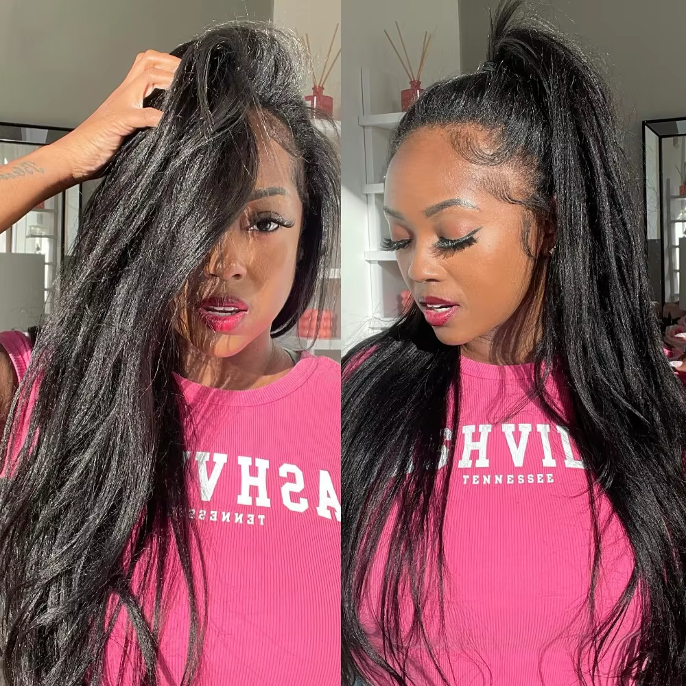 Geeta Yaki Drawstring Wig 13x4 – Eyelash Extension Natural Look Bewertung und Preis