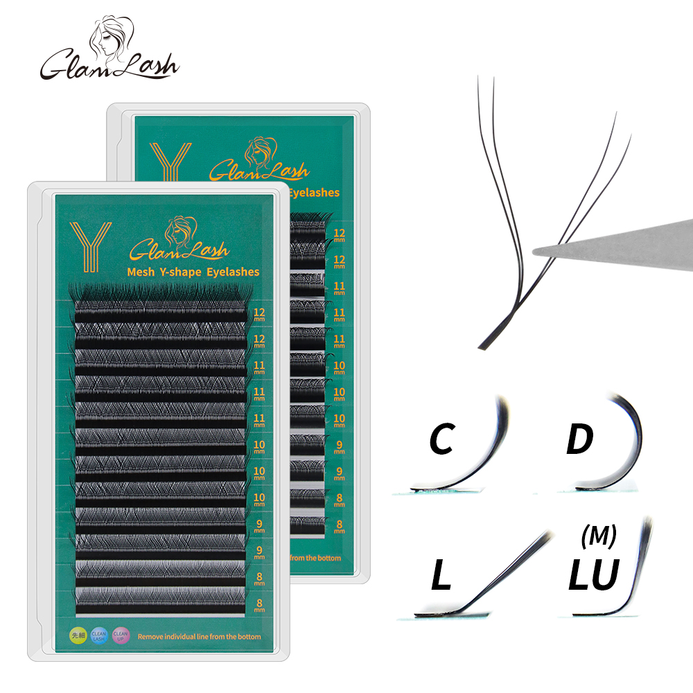 GLAMLASH YY Shape Black Eyelas – Eyelash Extension Yy Bewertung und Preis