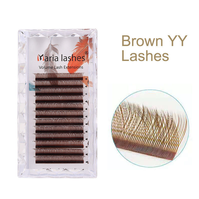 MARIA Brown YY Shaped Eyelash  – Eyelash Extension Yy Bewertung und Preis