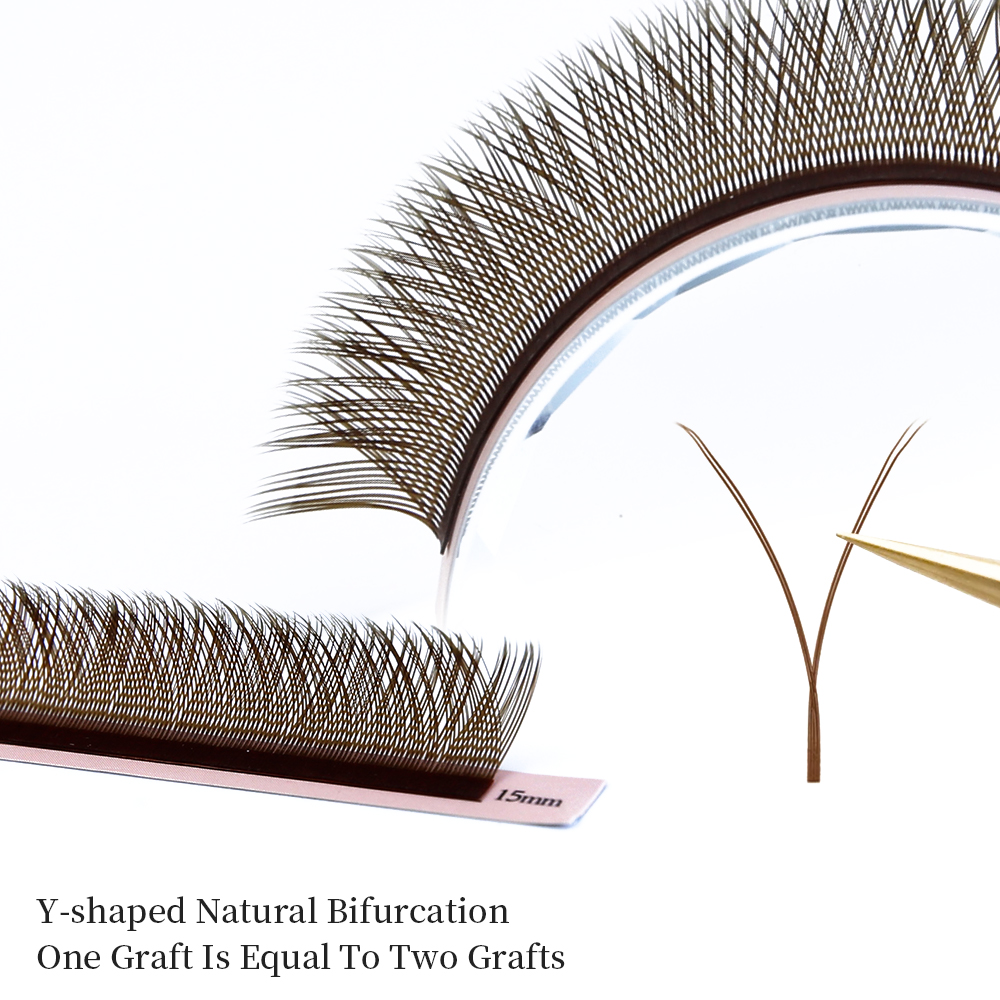 Goddess Brown YY Shape Lashes  – Eyelash Extension Yy Bewertung und Preis