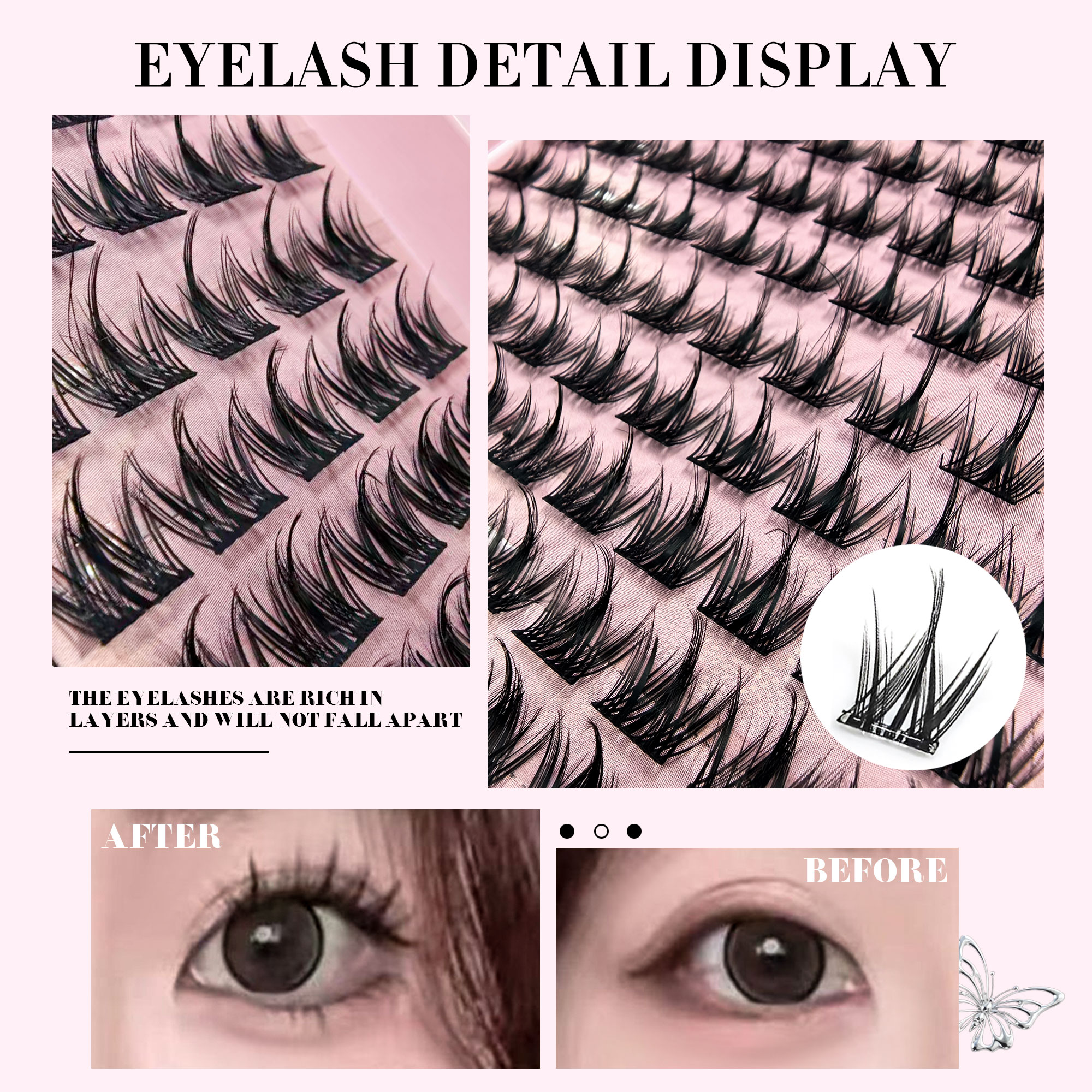 120 Clusters DIY Eyelash Exten – Eyelash Extension Cat Eye Bewertung und Preis