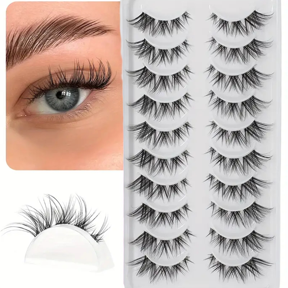 10 Pairs False Eyelashes Clust – Eyelash Extension Cat Eye Bewertung und Preis