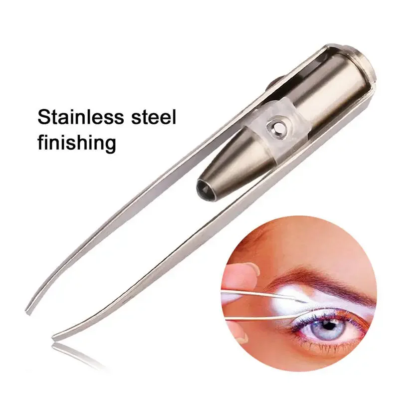 1/3Pcs Led Eyebrow Tweezers St – Eyelash Extension Led Bewertung und Preis