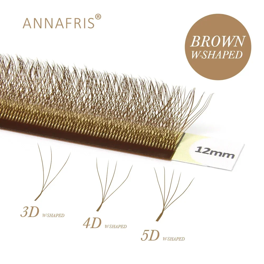 ANNAFRIS Brown W Shape Lash Ex – Eyelash Extension Yy Bewertung und Preis
