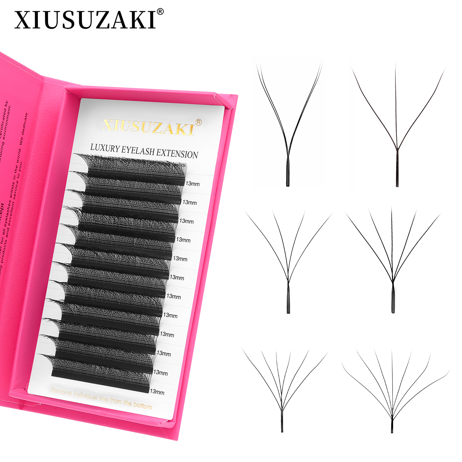 XIUSUZAKI W Shaped Lashes Bloo – Eyelash Extension Yy Bewertung und Preis