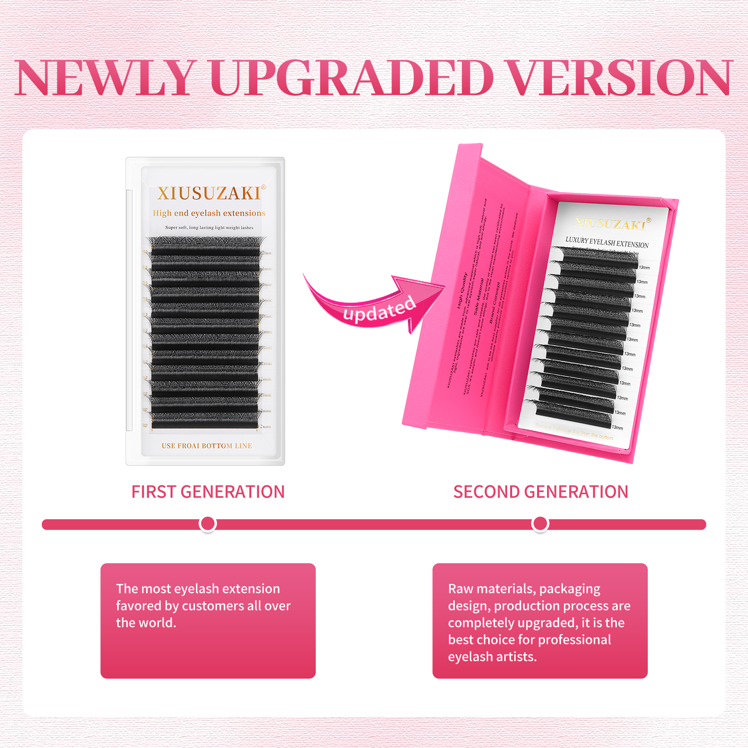 XIUSUZAKI W Shaped Lashes Bloo – Eyelash Extension Yy Bewertung und Preis