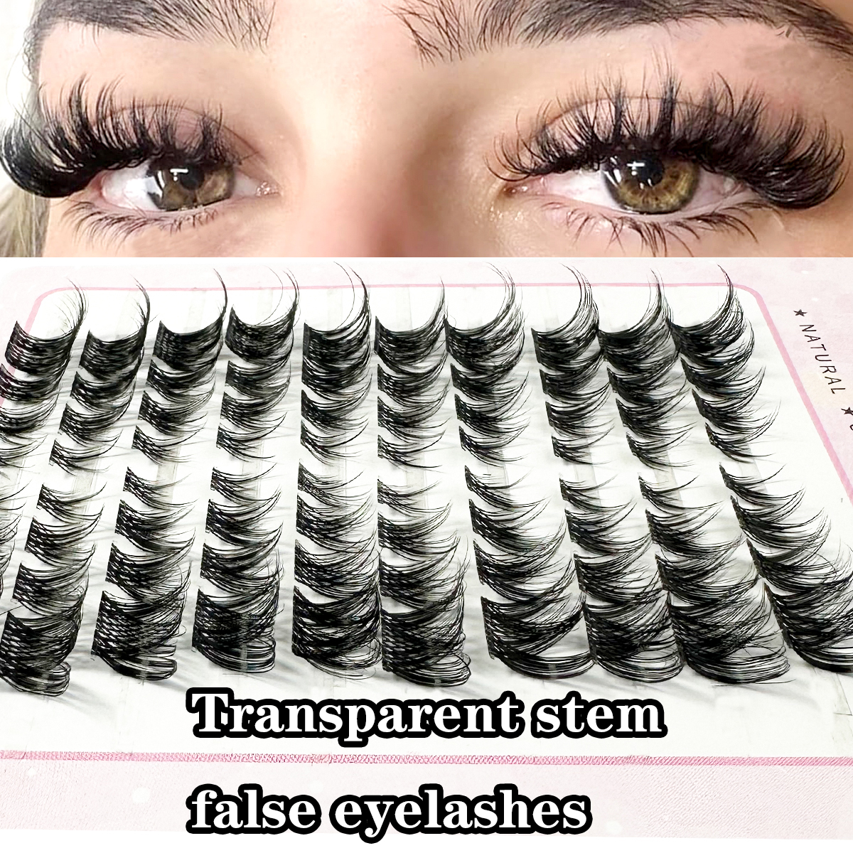 Transparent Stem False Eyelash – Eyelash Extension Single Lash Bewertung und Preis