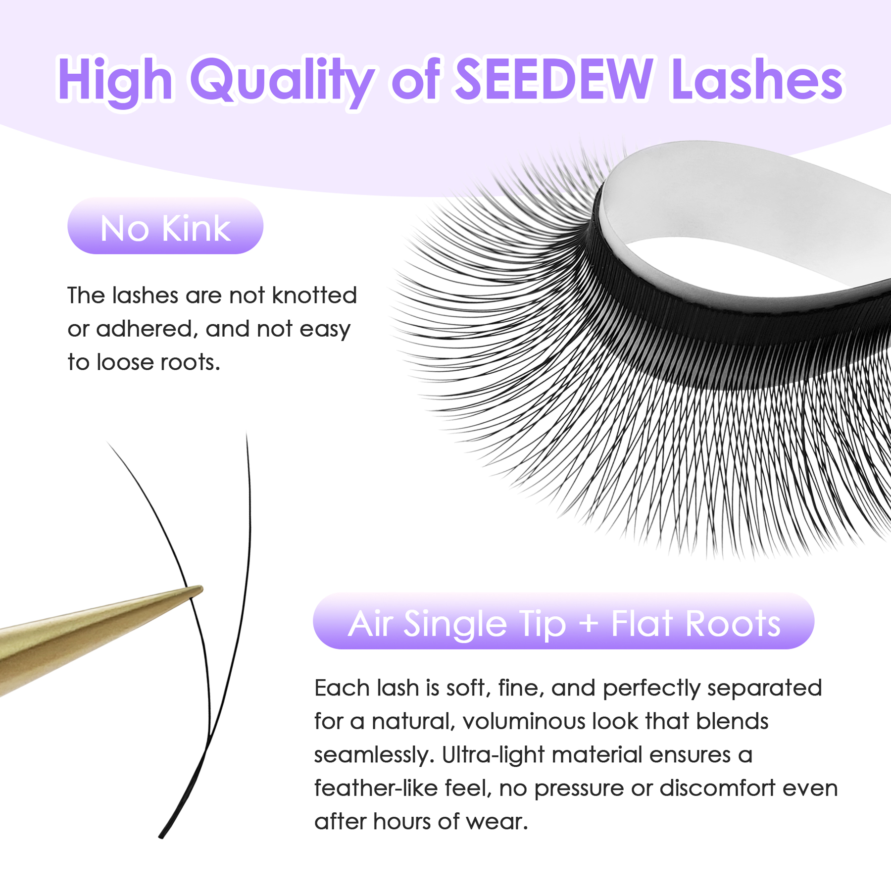 SEEDEW 0.07/0.10 Single Tip 2D – Eyelash Extension Single Lash Bewertung und Preis