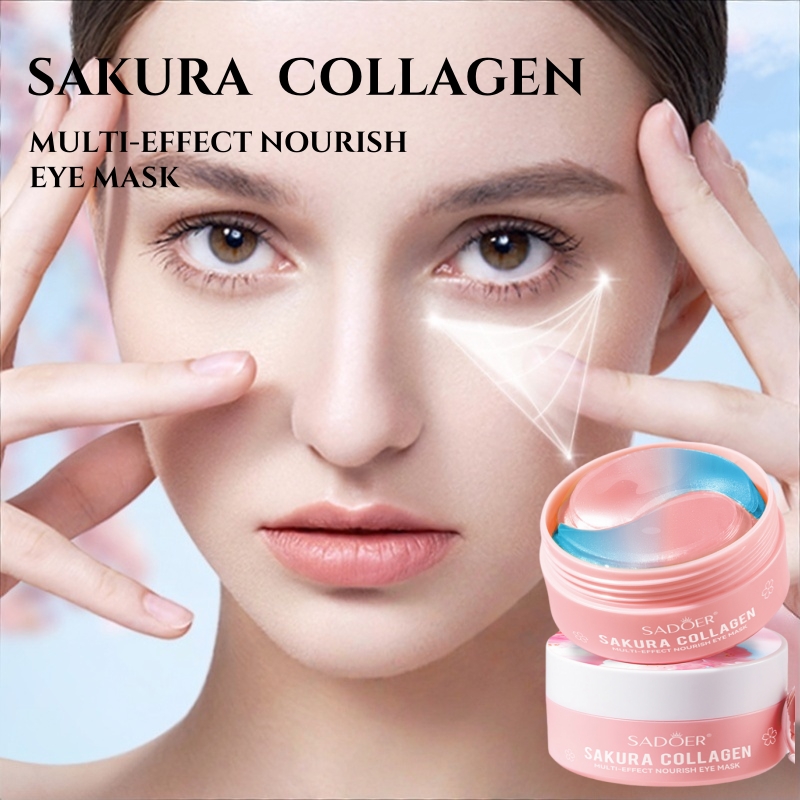 60Pcs Sakura Collagen Multi-Ef – Eye Pad Collagen Bewertung und Preis