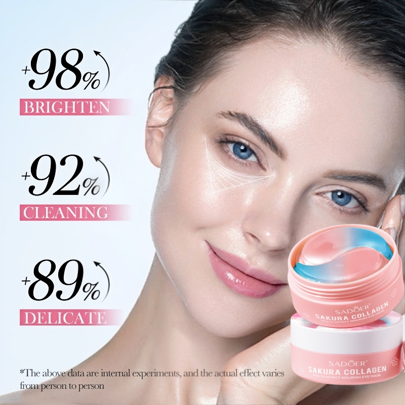 60Pcs Sakura Collagen Multi-Ef – Eye Pad Collagen Bewertung und Preis