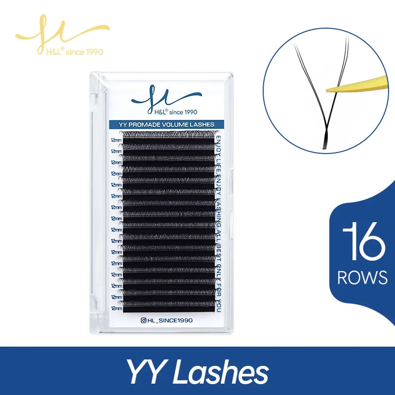 16 ros YY Shape Lashes Extensi – Eyelash Extension Yy Bewertung und Preis