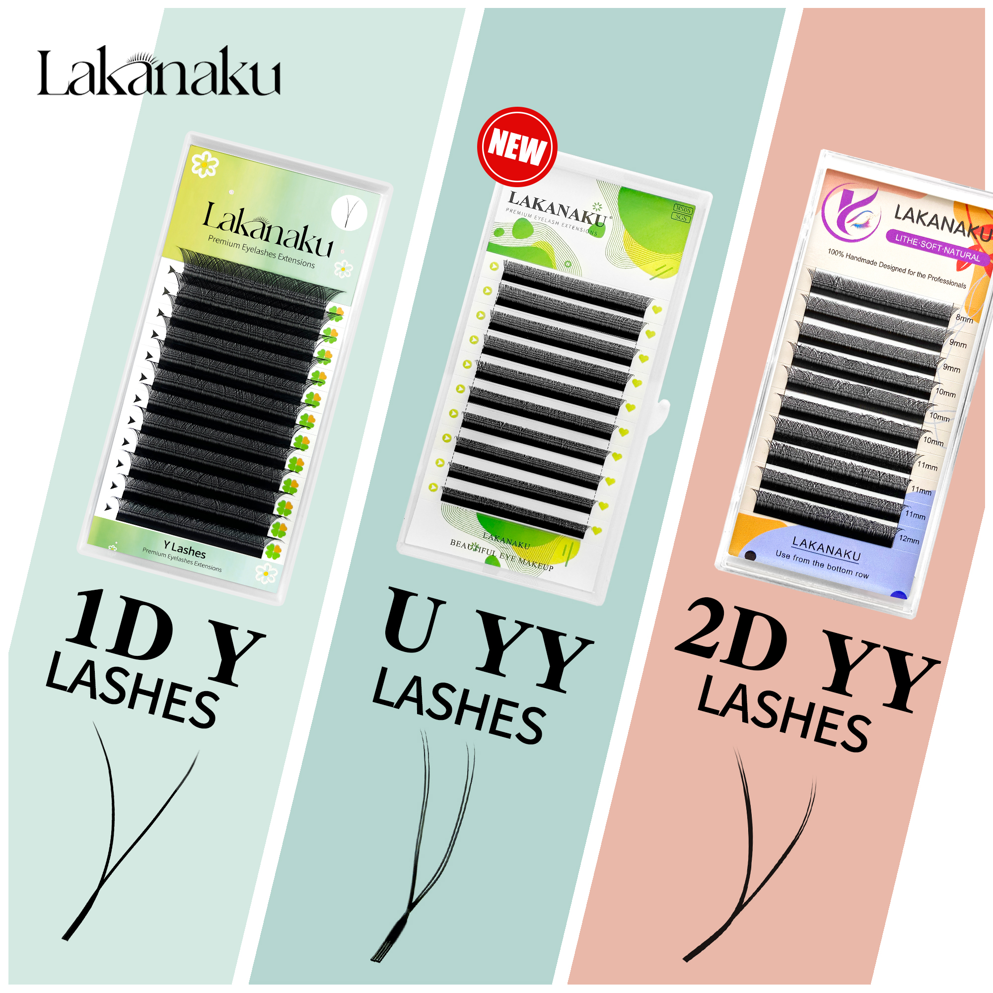 LAKANAKU New U YY Lash U Lash  – Eyelash Extension Yy Bewertung und Preis