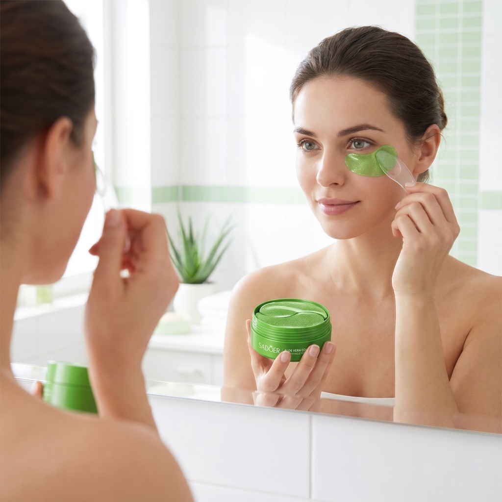 60pcs Aloe Vera Collagen Eye M – Eye Pad Collagen Bewertung und Preis